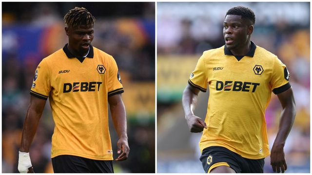 Tawanda Chirewa and Marshall Munetsi with Wolverhampton (©Gallo Images)